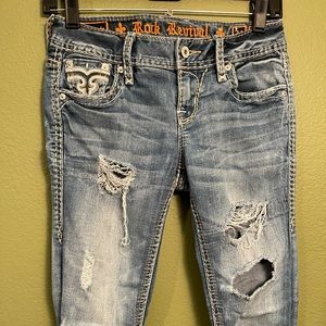 Rock Revival 24 X 27 Abrienda Skinny Distressed